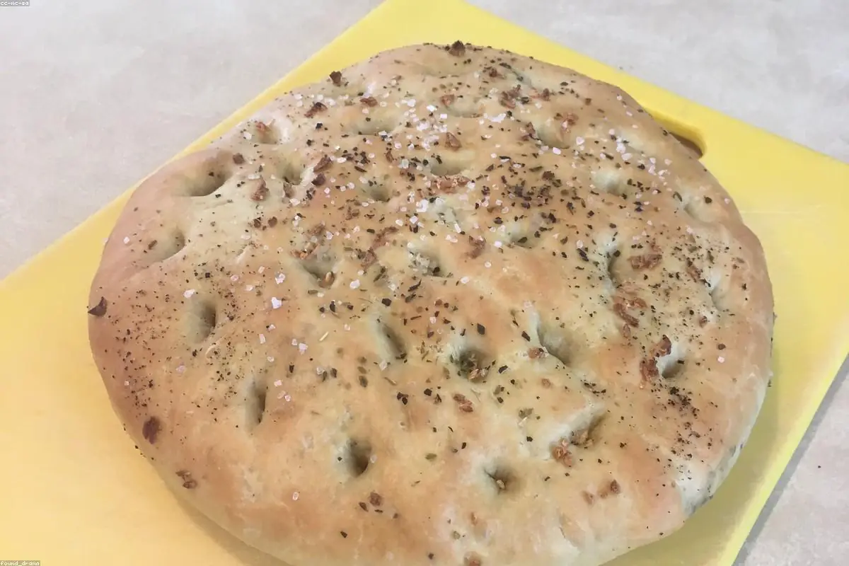 Dimpled Olive Oil Focaccia