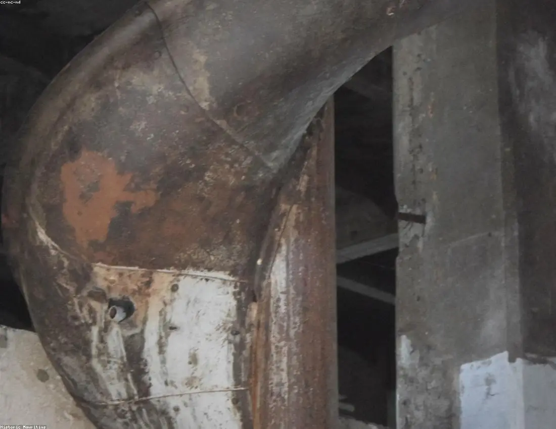 The stone mill turning